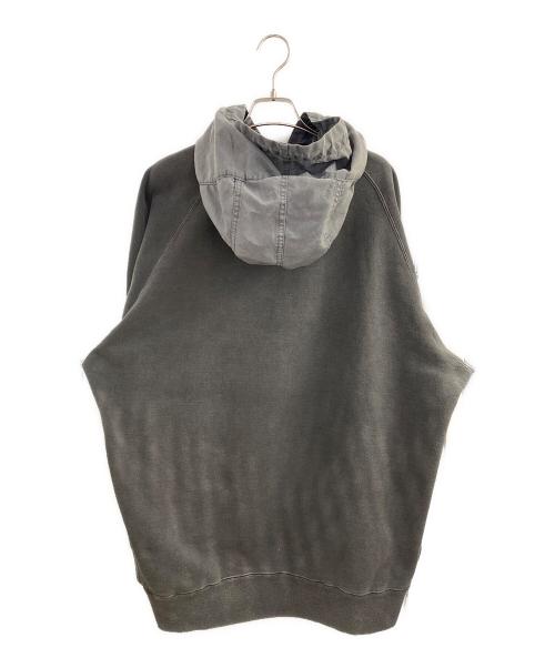 sacai（サカイ）sacai (サカイ) Garment Dye Cotton Jersey Hoodie ブラック サイズ:4の古着・服飾アイテム