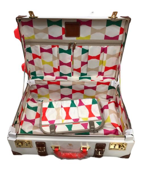 Kate Spade（ケイトスペード）Kate Spade (ケイトスペード) STEAMLINE CARRY ON／スチームライン キャリーオン ホワイトの古着・服飾アイテム