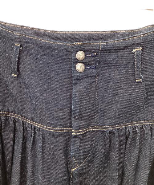 45R（フォーティファイブ・アール）45R (フォーティファイブ・アール) 45プチデニムのヨークスカート インディゴ サイズ:3の古着・服飾アイテム