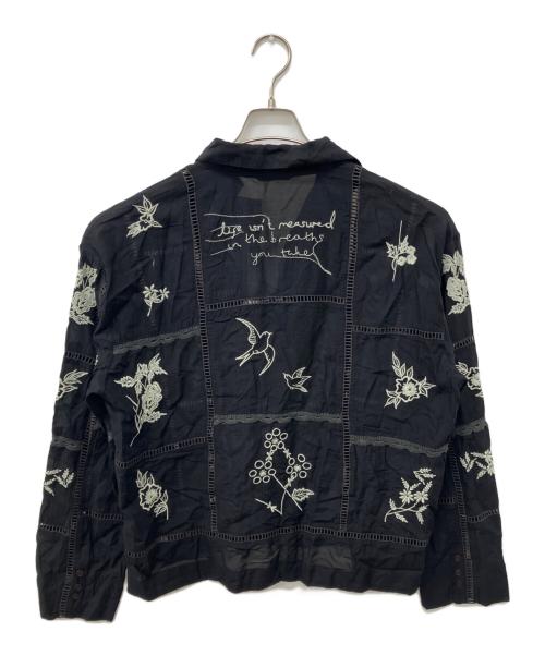 TODAYFUL（トゥデイフル）TODAYFUL (トゥデイフル) Embroidery Patchwork Shirts ブラック サイズ:Free 未使用品の古着・服飾アイテム