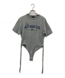 MAISON SPECIAL（メゾンスペシャル）の古着「College Logo Body Suit T-shirt」｜グレー