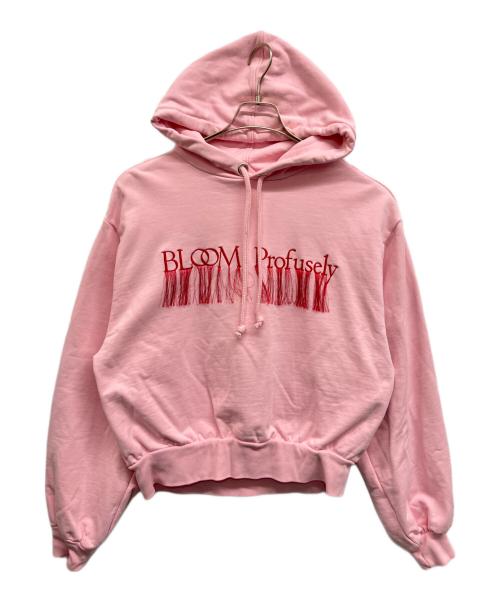MAISON SPECIAL（メゾンスペシャル）MAISON SPECIAL (メゾンスペシャル) MAISON SPECIAL BLOOM Embroidery Logo Hoodie ピンク サイズ:Free 未使用品の古着・服飾アイテム