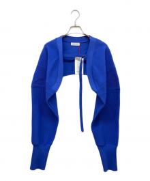 MAISON SPECIAL（メゾンスペシャル）の古着「Cocoon Sleeve Knit Bolero」｜ブルー
