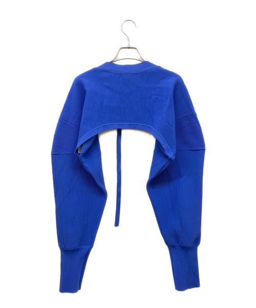 MAISON SPECIAL（メゾンスペシャル）MAISON SPECIAL (メゾンスペシャル) Cocoon Sleeve Knit Bolero ブルー サイズ:Free 未使用品の古着・服飾アイテム