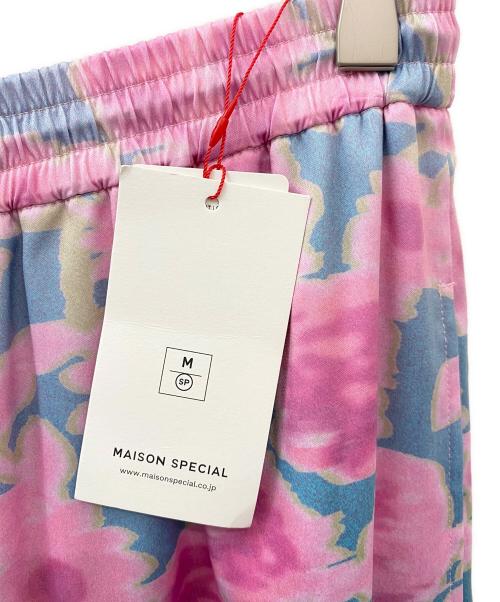 MAISON SPECIAL（メゾンスペシャル）MAISON SPECIAL (メゾンスペシャル) Gradation Flower Pattern Easy Pants ピンク サイズ:38 未使用品の古着・服飾アイテム