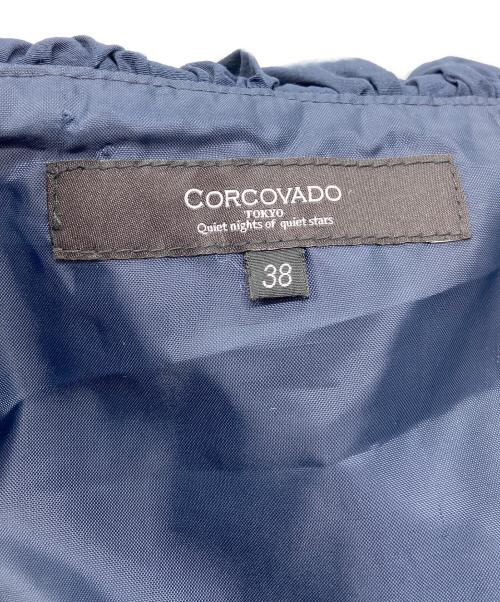 CORCOVADO（コルコバード）CORCOVADO (コルコバード) ボリュームスリーブ ネイビー サイズ:38の古着・服飾アイテム