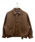 NAUTICA×FREAK'S STOREノーティカ×フリークスストア）の古着「Faded Vegan Leather Blouson」｜ブラウン