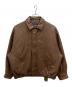 NAUTICA（ノーティカ）の古着「Faded Vegan Leather Blouson」｜ブラウン