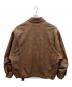 NAUTICA (ノーティカ) FREAK'S STORE (フリークスストア) Faded Vegan Leather Blouson ブラウン サイズ:L 未使用品：14000円
