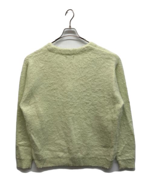 BEAMS（ビームス）BEAMS (ビームス) 7ゲージ ソリッドシャギー カーディガン グリーン サイズ:L 未使用品の古着・服飾アイテム