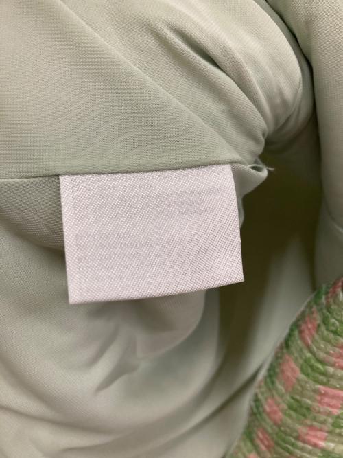 BAUM UND PFERDGARTEN（バウムウンドヘルガーデン）BAUM UND PFERDGARTEN (バウムウンドヘルガーデン) スパンコールスカート グリーン×ピンク サイズ:表記なしの古着・服飾アイテム