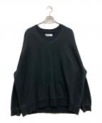 THE SEED BY WILLY CHAVARRIAザ シード バイ ウィリーチャバリア）の古着「Iris Vneck Sweat」｜ブラック
