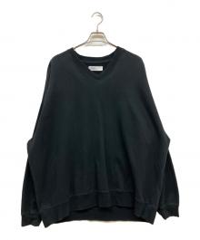 THE SEED BY WILLY CHAVARRIA（ザ シード バイ ウィリーチャバリア）の古着「Iris Vneck Sweat」｜ブラック