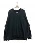 THE SEED BY WILLY CHAVARRIA（ザ シード バイ ウィリーチャバリア）の古着「Iris Vneck Sweat」｜ブラック