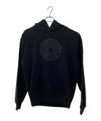 KOZABUROコウザブロウ）の古着「CIRCLE LOGO PRINT HOODIE」｜ブラック