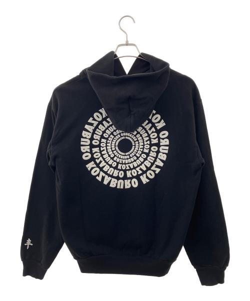 KOZABURO（コウザブロウ）KOZABURO (コウザブロウ) CIRCLE LOGO PRINT HOODIE ブラック サイズ:1の古着・服飾アイテム
