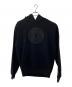 KOZABURO（コウザブロウ）の古着「CIRCLE LOGO PRINT HOODIE」｜ブラック