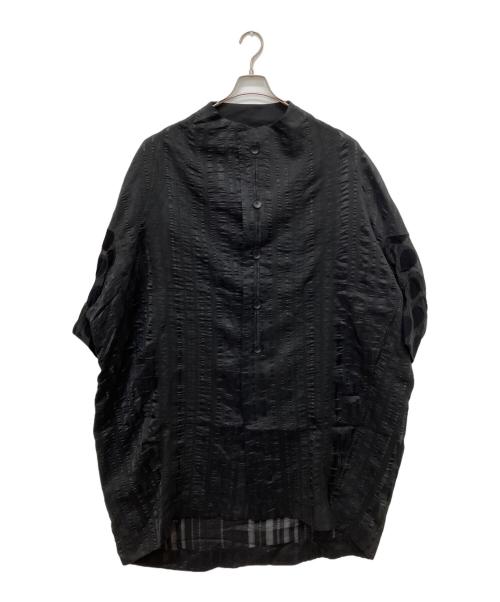 MOYURU（モユル）MOYURU (モユル) デザインブラウスワンピース ブラック サイズ:Mの古着・服飾アイテム