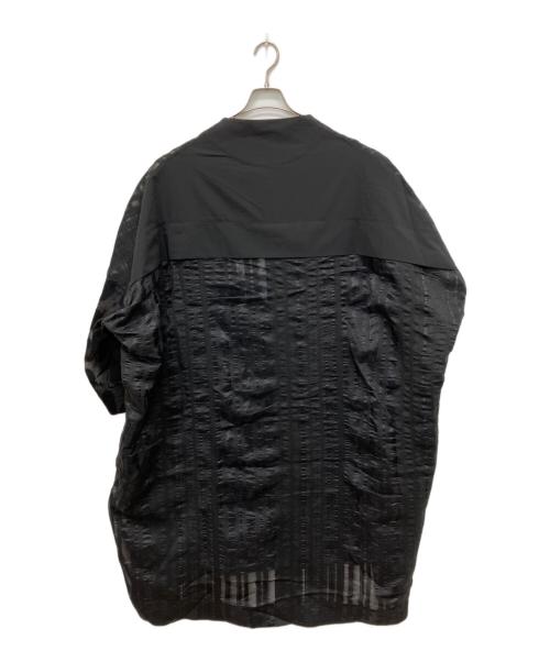 MOYURU（モユル）MOYURU (モユル) デザインブラウスワンピース ブラック サイズ:Mの古着・服飾アイテム