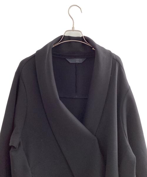 MOYURU（モユル）MOYURU (モユル) アシンメトリーコート ブラック サイズ:M～Lの古着・服飾アイテム