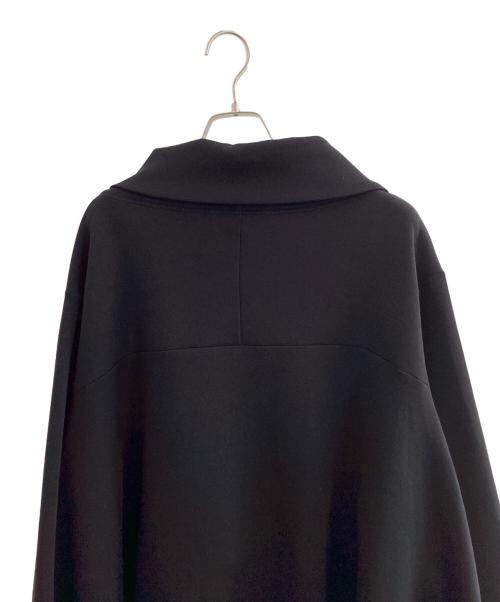 MOYURU（モユル）MOYURU (モユル) アシンメトリーコート ブラック サイズ:M～Lの古着・服飾アイテム