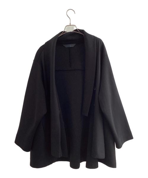 MOYURU（モユル）MOYURU (モユル) アシンメトリーコート ブラック サイズ:M～Lの古着・服飾アイテム