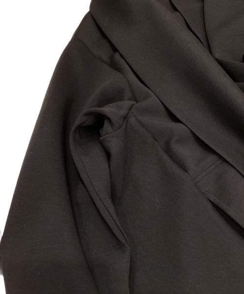 MOYURU（モユル）MOYURU (モユル) アシンメトリーコート ブラック サイズ:M～Lの古着・服飾アイテム