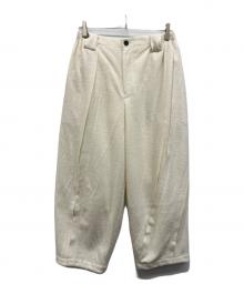 MOYURU（モユル）の古着「アートデザインパンツ」｜アイボリー