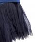 中古・古着 HYKE (ハイク) ULTRA SUEDE TULLE TOP ネイビー サイズ:1：8000円