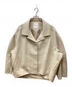 LE17SEPTEMBREル ディセット セプトンブル）の古着「OVERSIZED WOOL JACKET/オーバーサイズドウールジャケット」｜ベージュ