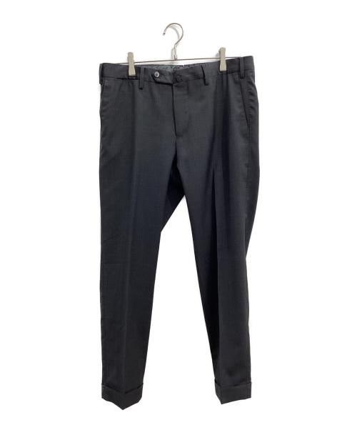 PT01（ピーティーゼロウーノ）PT01 (ピーティーゼロウーノ) TRAVELLER SUPER SLIM FIT チャコールグレー サイズ:48の古着・服飾アイテム