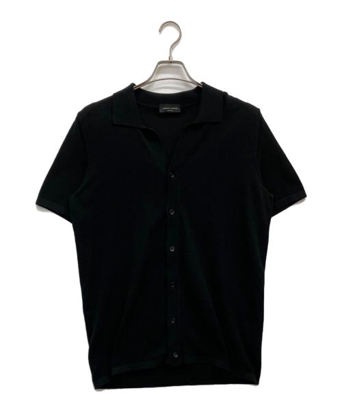 ROBERTO COLLINA（ロベルトコリーナ）ROBERTO COLLINA (ロベルトコリーナ) 半袖ニットシャツ ブラック サイズ:-の古着・服飾アイテム