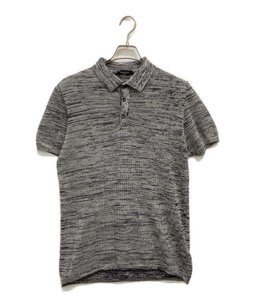 ROBERTO COLLINA（ロベルトコリーナ）ROBERTO COLLINA (ロベルトコリーナ) ニットポロシャツ グレー サイズ:FREEの古着・服飾アイテム
