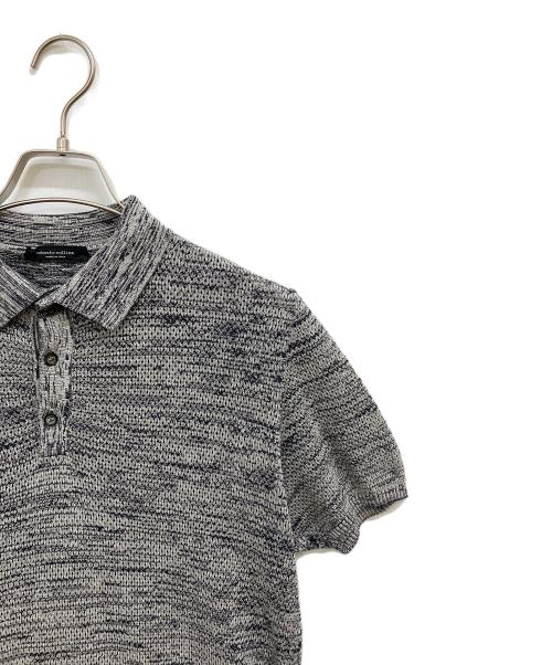ROBERTO COLLINA（ロベルトコリーナ）ROBERTO COLLINA (ロベルトコリーナ) ニットポロシャツ グレー サイズ:FREEの古着・服飾アイテム