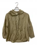 GALLARDA GALANTEガリャルダガランテ）の古着「シアーフーディーシャツ」｜ベージュ