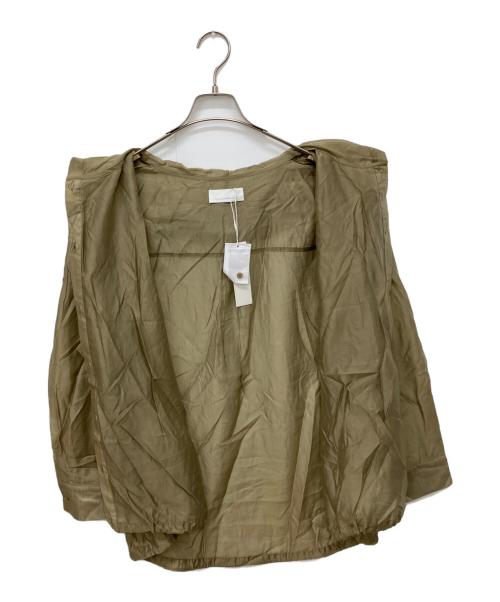 GALLARDA GALANTE（ガリャルダガランテ）GALLARDA GALANTE (ガリャルダガランテ) シアーフーディーシャツ ベージュ サイズ:F 未使用品の古着・服飾アイテム