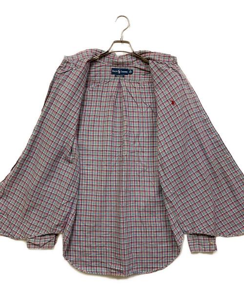 RALPH LAUREN（ラルフローレン）RALPH LAUREN (ラルフローレン) チェックシャツ パープル サイズ:SIZE Lの古着・服飾アイテム