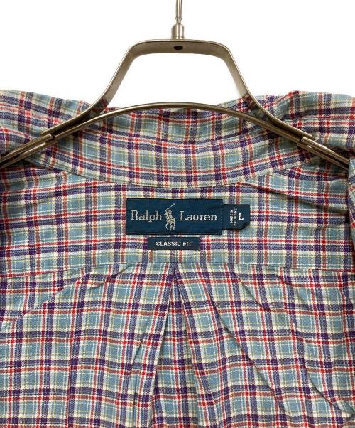 RALPH LAUREN（ラルフローレン）RALPH LAUREN (ラルフローレン) チェックシャツ パープル サイズ:SIZE Lの古着・服飾アイテム