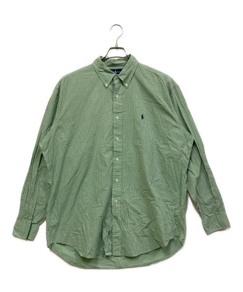 RALPH LAUREN（ラルフローレン）RALPH LAUREN (ラルフローレン) チェックシャツ グリーン サイズ:SIZE Lの古着・服飾アイテム