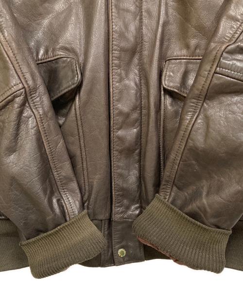 americanino（アメリカニーノ）americanino (アメリカニーノ) レザージャケット ブラウン サイズ:SIZE XLの古着・服飾アイテム