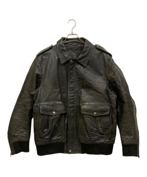 whetblu（ホウェットブル）whetblu (ホウェットブル) レザージャケット ブラック サイズ:SIZE XLの古着・服飾アイテム
