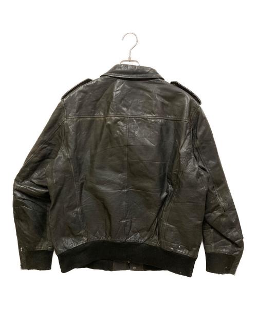 whetblu（ホウェットブル）whetblu (ホウェットブル) レザージャケット ブラック サイズ:SIZE XLの古着・服飾アイテム