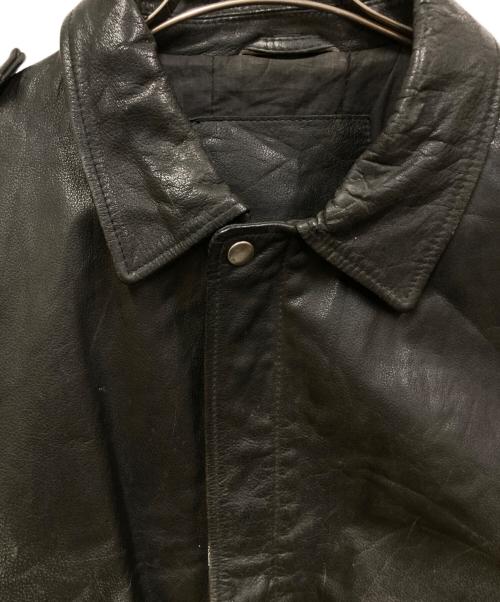 whetblu（ホウェットブル）whetblu (ホウェットブル) レザージャケット ブラック サイズ:SIZE XLの古着・服飾アイテム