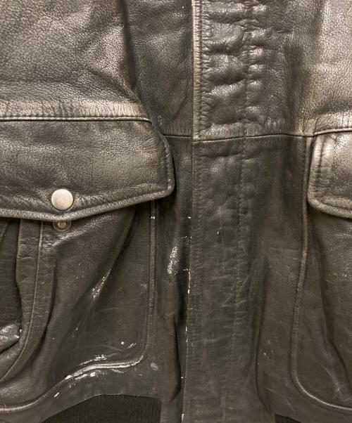 whetblu（ホウェットブル）whetblu (ホウェットブル) レザージャケット ブラック サイズ:SIZE XLの古着・服飾アイテム