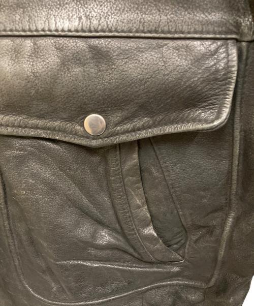 whetblu（ホウェットブル）whetblu (ホウェットブル) レザージャケット ブラック サイズ:SIZE XLの古着・服飾アイテム