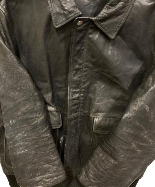 whetblu（ホウェットブル）whetblu (ホウェットブル) レザージャケット ブラック サイズ:SIZE XLの古着・服飾アイテム