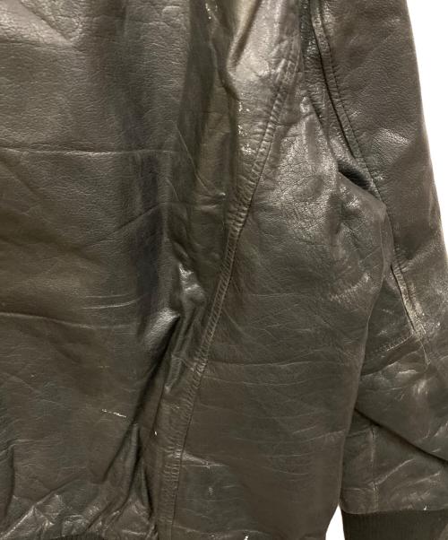 whetblu（ホウェットブル）whetblu (ホウェットブル) レザージャケット ブラック サイズ:SIZE XLの古着・服飾アイテム