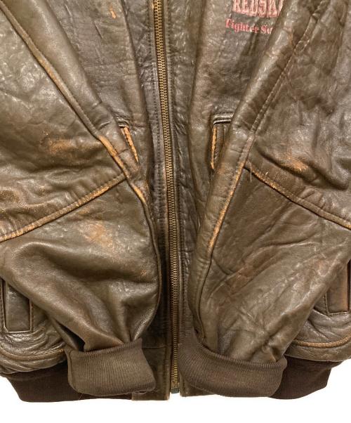 RED SKINS（レッドスキンズ）RED SKINS (レッドスキンズ) レザージャケット ブラウン サイズ:SIZE XLの古着・服飾アイテム
