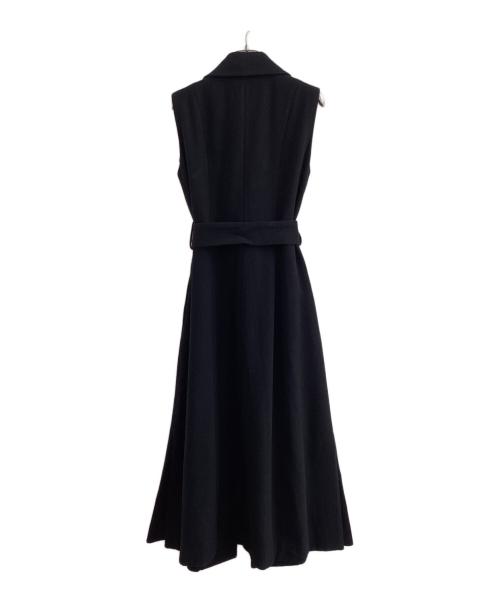 sheller（シェリエ）sheller (シェリエ) ロングジレ ブラック サイズ:Fの古着・服飾アイテム