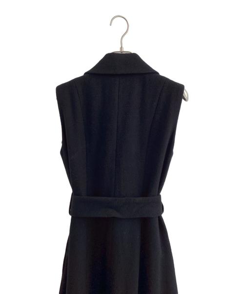 sheller（シェリエ）sheller (シェリエ) ロングジレ ブラック サイズ:Fの古着・服飾アイテム
